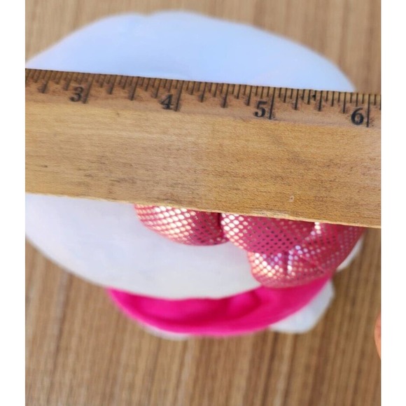 Hello Kitty Plush BANK Figural Piggy Bank Molded Plastic coin stopper 8" NWOT - Picture 6 of 9